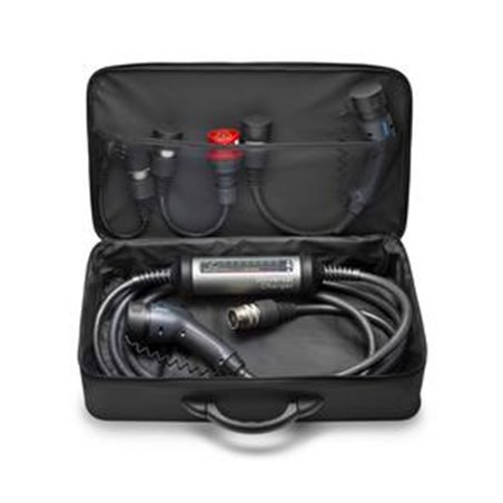 Universal Charger (1,8 kW - 22 kW, triphasé), kit avec 3 adaptateurs