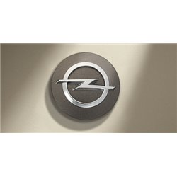 Cache-moyeu, Rond, Aluminium brossé