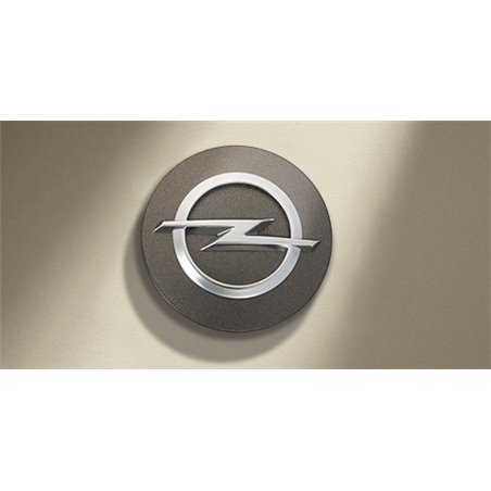 Cache-moyeu, Rond, Aluminium brossé