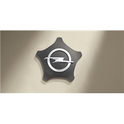 Cache-moyeu, Etoile, Aluminium brossé