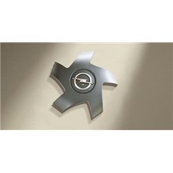Cache-moyeu, Etoile, Aluminium brossé