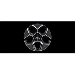 Clips de jantes, jeu de 4 - Gris