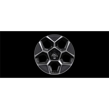 Clips de jantes, jeu de 4 - Gris