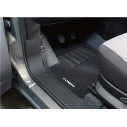 Tapis de sol, Velours, 4 pièces - Panomara