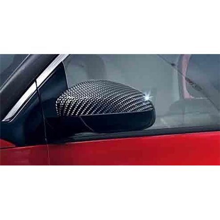 Coques de rétroviseurs extérieurs, design carbone