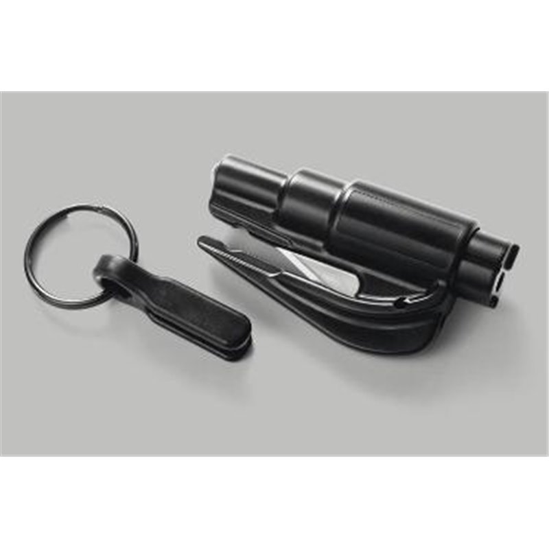 Marteau brise-vitre avec coupe-ceinture
