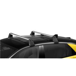JEU DE 2 BARRES DE TOIT TRANSVERSALES - ALUMINIUM
