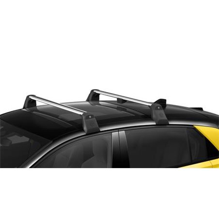 JEU DE 2 BARRES DE TOIT TRANSVERSALES - ALUMINIUM